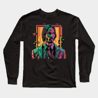 John Wick CYBERPUNK 2077 Long Sleeve T-Shirt